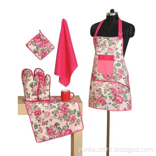 Kitchen female sleeveless apron Korean-style fashion service the coarse cotton